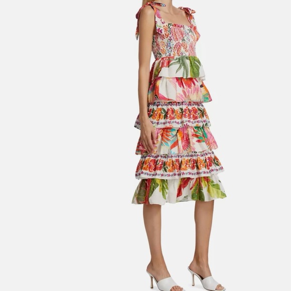 FARM Rio Layered Midi Dress - Picture 5 of 5